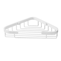 Полка для ванной WasserKraft угловая 130х203х35 мм металл белая (K-733W) - фото 1