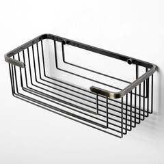 Полка для ванной WasserKraft Exter 133х275х55 мм металл бронза (K-744) - фото 4