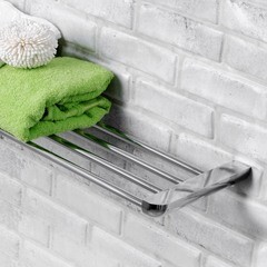 Полка для ванной WasserKraft Kammel K-8300 200х655х30 мм металл хром (K-8311) - фото 3