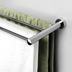 Полка для ванной WasserKraft Donau K-9400 210х650х45 мм металл хром (K-9411) - фото 3