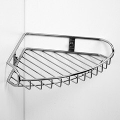 Полка для ванной WasserKraft угловая 220х276х50 мм металл хром (K-1211) - фото 4