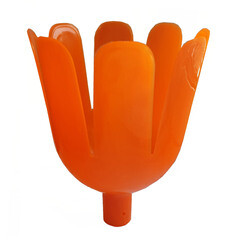 Изображение товара Плодосъемник для сбора урожая пластмассовый Инструм-Агро (012217) без черенка 8 лепестков