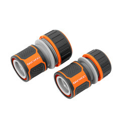 Катушка для хранения шланга Daewoo металлическая с набором коннекторов (DWR 1050) - фото 4