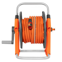 Катушка с поливочным шлангом 20 м Daewoo металлическая с набором для полива (DWR 1121) - фото 9