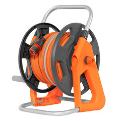 Катушка с поливочным шлангом 20 м Daewoo металлическая с набором для полива (DWR 1121) - фото 8