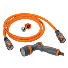 Катушка с поливочным шлангом 20 м Daewoo металлическая с набором для полива (DWR 1121) - фото 6