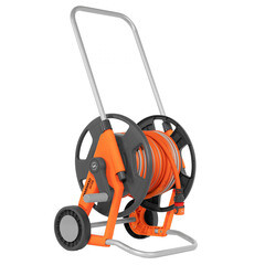 Тележка с поливочным шлангом 20 м Daewoo металлическая с набором для полива (DWR 2126) - фото 13