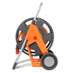 Тележка с поливочным шлангом 20 м Daewoo металлическая с набором для полива (DWR 2126) - фото 12