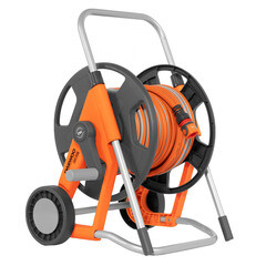 Тележка с поливочным шлангом 20 м Daewoo металлическая с набором для полива (DWR 2126) - фото 6