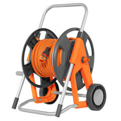Тележка с поливочным шлангом 20 м Daewoo металлическая с набором для полива (DWR 2126) - фото 5