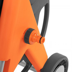 Тележка с поливочным шлангом 20 м Daewoo металлическая с набором для полива (DWR 2126) - фото 4