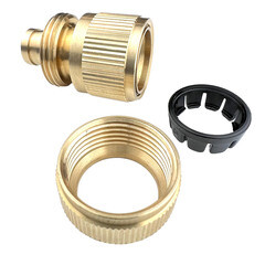 Изображение товара Адаптер 1/2 для соединения шлангов Профитт внутренняя резьба латунный (0102754-RCS)