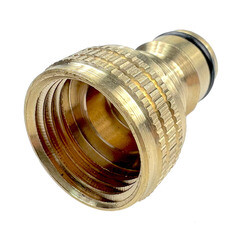 Адаптер 1/2 для соединения шлангов Профитт внутренняя резьба латунный (0102693-RCS) - фото 3