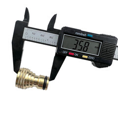 Адаптер 1/2 для соединения шлангов Профитт внутренняя резьба латунный (0102693-RCS) - фото 2