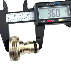 Адаптер 3/4 для соединения шлангов Профитт внутренняя резьба латунный (102709-RCS) - фото 4