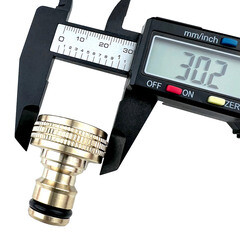 Адаптер 3/4 для соединения шлангов Профитт внутренняя резьба латунный (102709-RCS) - фото 2