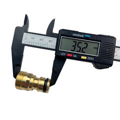 Адаптер 1/2 для соединения шлангов Профитт наружная резьба латунный (0102716-RCS) - фото 6