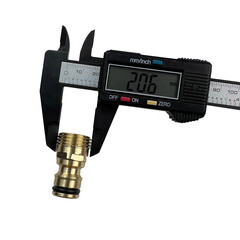 Адаптер 1/2 для соединения шлангов Профитт наружная резьба латунный (0102716-RCS) - фото 5