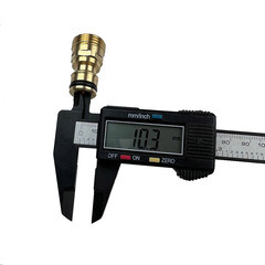 Адаптер 1/2 для соединения шлангов Профитт наружная резьба латунный (0102716-RCS) - фото 3