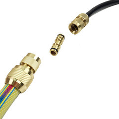 Соединитель ремонтный 1/2 для поливочного шланга Профитт латунный (0102792-RCS) - фото 2