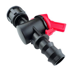 Кран запорный 1/2 для капельной трубки 16 мм Профитт (9271718) - фото 7