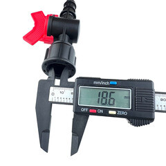 Кран запорный 1/2 для капельной трубки 16 мм Профитт (9271718) - фото 5