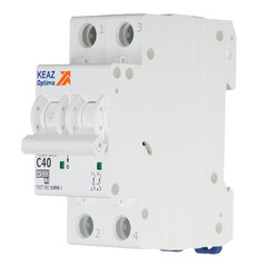 Автоматический выключатель модульный КЭАЗ OptiDin BM63 2P 40А тип C 4,5 кА 230 В (326807) - фото 3