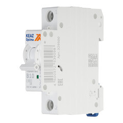 Автоматический выключатель модульный КЭАЗ OptiDin BM63 1P 10А тип B 4,5 кА 230/400 В (329500) - фото 3