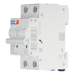Автоматический выключатель модульный КЭАЗ OptiDin BM63 2P 25А тип C 4,5 кА 230/400 В (326805) - фото 5