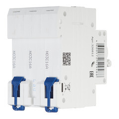 Автоматический выключатель модульный КЭАЗ OptiDin BM63 3P 16А тип C 4,5 кА 230/400 В (326812) - фото 4