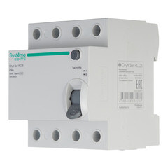 УЗО Systeme Electric City9 Set ВДТ 25А 3P+N тип AC 30 мА 6 кА (C9R36425) - фото 2