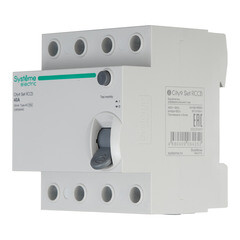 УЗО Systeme Electric City9 Set ВДТ 40А 3P+N тип AC 30 мА 6 кА (C9R36440) - фото 3
