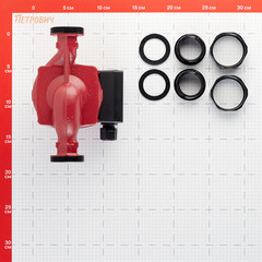 Циркуляционный насос для систем отопления Rommer 25/40 DN25 подъем 4 м 180 мм с гайками (RCP-0002-2541801) - фото 3