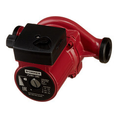 Циркуляционный насос для систем отопления Rommer 25/80 DN25 подъем 8 м 180 мм с гайками (RCP-0002-2581801) - фото 1