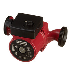 Циркуляционный насос для систем отопления Rommer 32/60 DN32 подъем 6 м 180 мм с гайками (RCP-0002-3261801) - фото 1