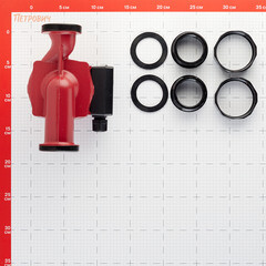 Циркуляционный насос для систем отопления Rommer 32/60 DN32 подъем 6 м 180 мм с гайками (RCP-0002-3261801) - фото 4