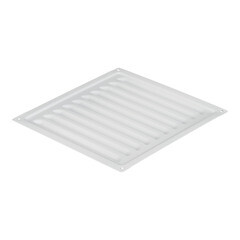 Решетка вентиляционная стальная Ore 200х200 мм белая - фото 4