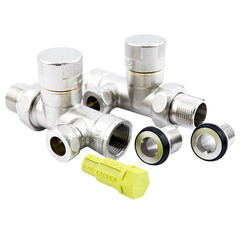 Комплект терморегулирующий Gibax 1/2х3/4 для радиатора (G0060) - фото 3