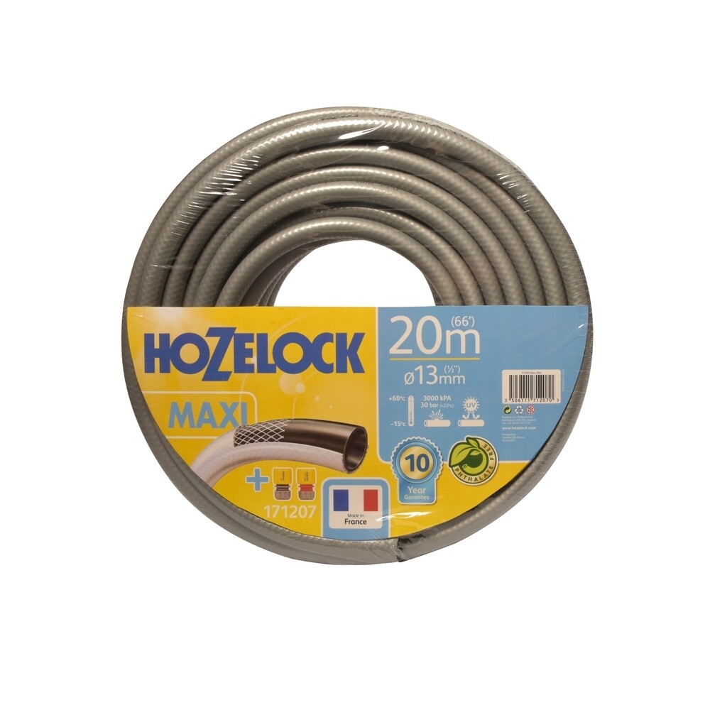 Изображение товара Шланг поливочный HoZelock Tricoflex Maxi 20 м трехслойный ПВХ с коннекторами