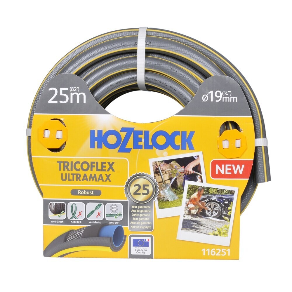 Изображение товара Шланг поливочный HoZelock 3/4 25 м пятислойный армированный ПВХ