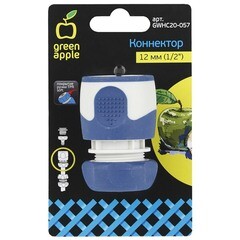 Соединитель 1/2 для подключения шланга с насадками Green Apple полипропиленовый (Б0003116) - фото 3