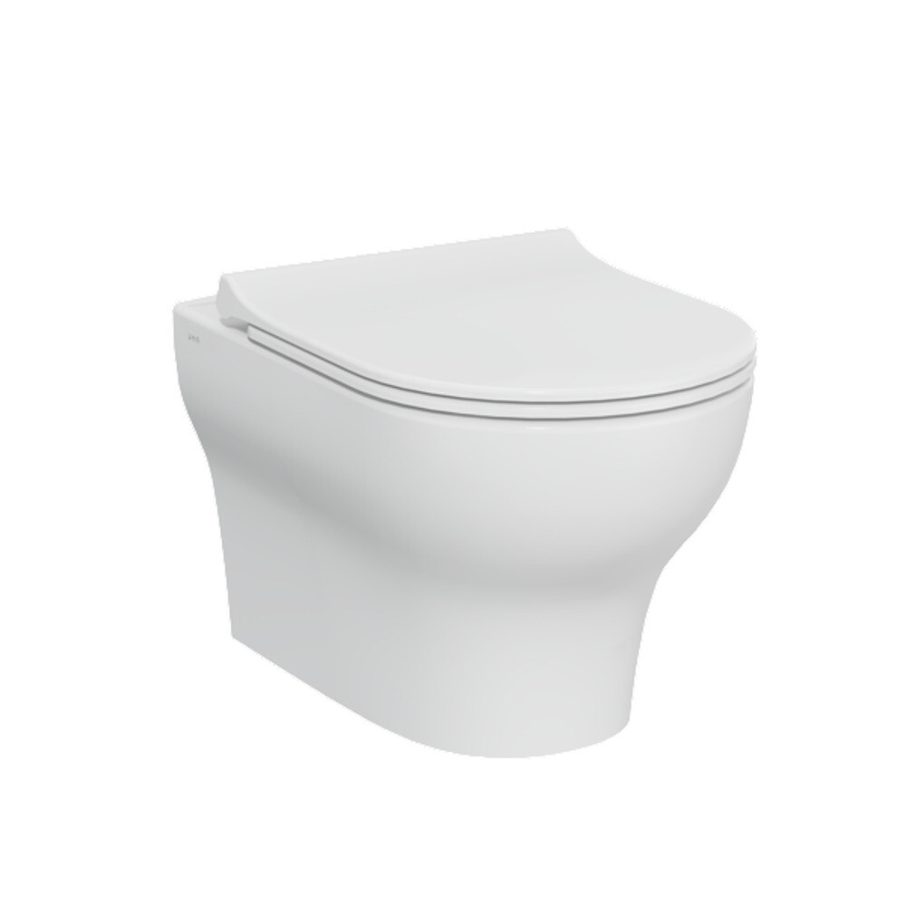 Унитаз подвесной Vitra Zentrum Round безободковый без сиденья (7786B003-0075)