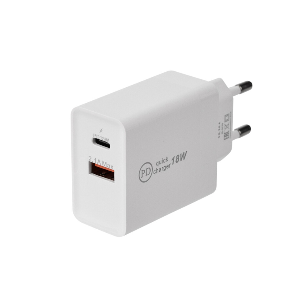 Изображение товара Ресетант USB 3.0 Type-C зарядное устройство 18 Вт с быстрой зарядкой