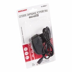 Зарядное устройство micro USB Rexant (16-0260-1) 230 В 500 мА 1,2 м - фото 2