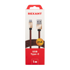 Кабель USB-A/Type-C Rexant 2,1 А 1 м (18-1897) - фото 3
