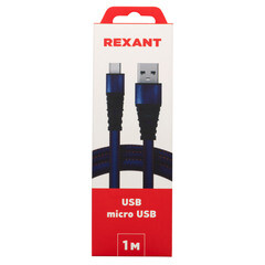 Кабель USB-A/micro USB Rexant 2 А 1 м (18-1163) - фото 2