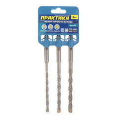Набор буров SDS-plus Практика 6-10 мм (3 шт.) (648-700) - фото 2