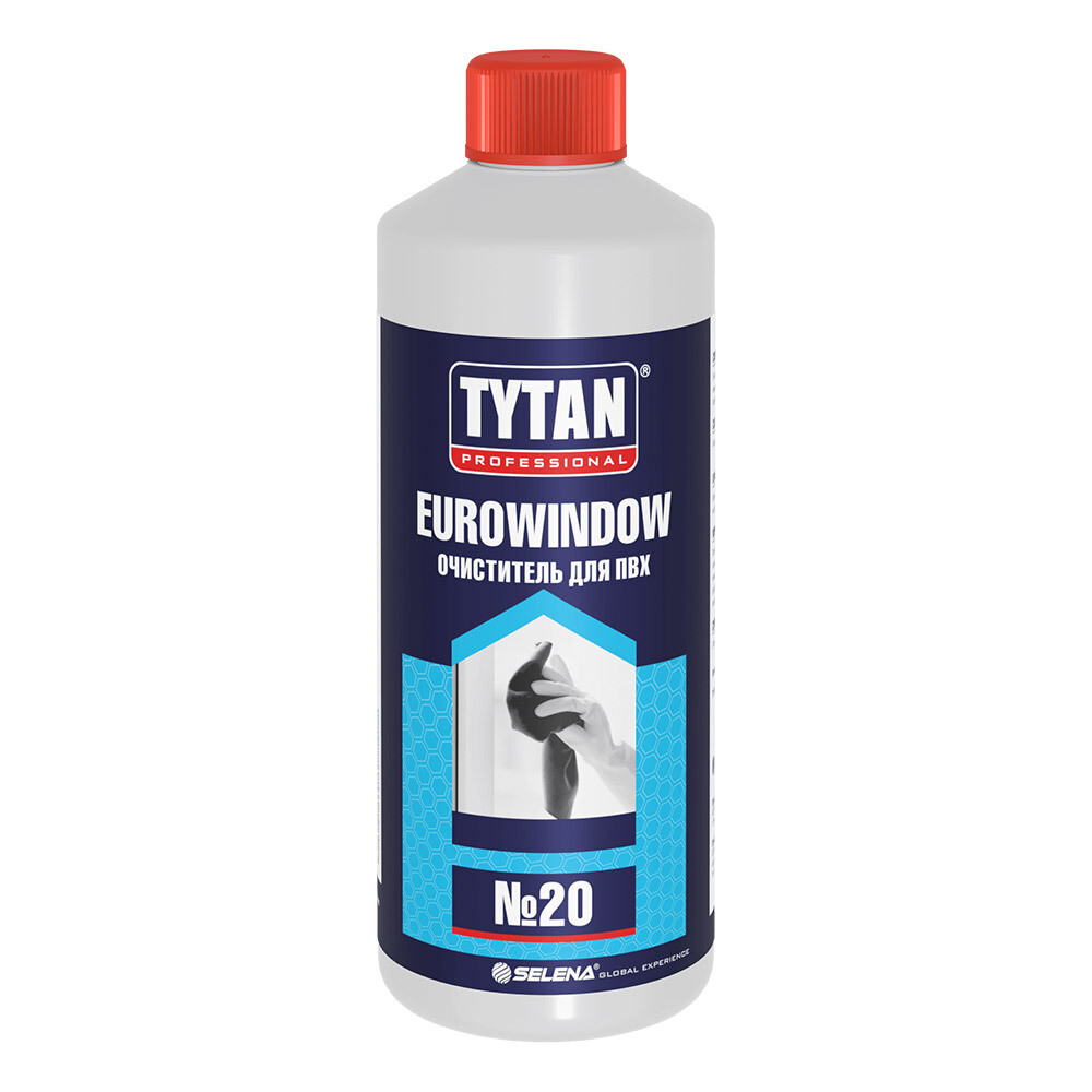 Изображение товара Очиститель для ПВХ Tytan Professional Eurowindow №20 прозрачный 950 мл