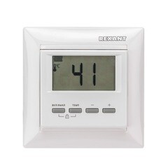 Терморегулятор цифровой для теплого пола Rexant RX-511H белый - фото 1