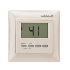 Терморегулятор цифровой для теплого пола Rexant RX-511H бежевый - фото 1